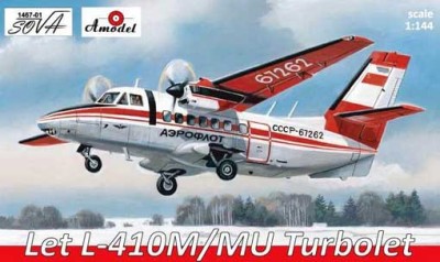 Amodel 1467-01 L-410 красный Аэрофлот 1/144