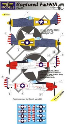 Lf Model C4446 Decals Captured Fw 190A part 2 1/144