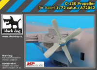 BlackDog A72042 C-130 propeller (ITALERI) 1/72