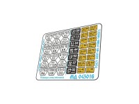 Микродизайн 043016 Номера спецтехника и прицепы СССР цвет 1/43