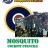 Barracuda Studios BC-32269 de Havilland Mosquito Cockpit Stencils 1/32