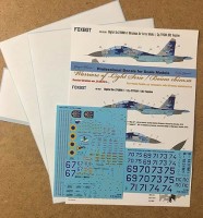 Foxbot Decals FBOT48067T Sukhoi Su-27UBM, Ukranian AF, digital camouflage (decals with numbers (FBOT48068) and masks) 1/48