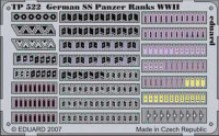 Eduard TP522 German SS Panzer Ranks WWII