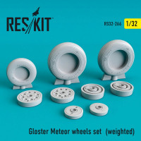 Reskit RS32-0266 Gloster Meteor wheels set (weighted) HKModels 1/32