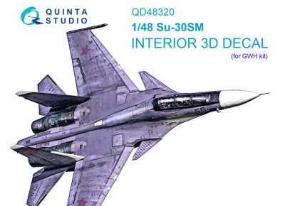 Quinta Studio QD48320 Су-30СМ (GWH) 1/48