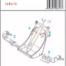 HGW 148413 Seatbelts P-51D Mustang (SIMPLY) 1/48