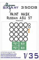 Sx Art 35008 Russian ASU 57 Маска для окрашивания (HOBBYB) 1/35
