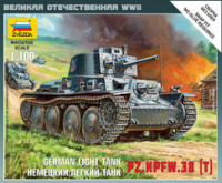 Звезда 6130 Немецкий легкий танк PZ-38 (T) 1/100