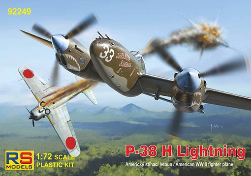 Rs Model 92249 P-38H Lightning (4x camo, re-edition) 1/72