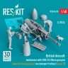 Reskit F48050 British Aircraft mech. w/ SUU-23 20mm (3 fig) 1/48