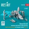 Reskit F48050 British Aircraft mech. w/ SUU-23 20mm (3 fig) 1/48