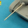 Aber 35L257 20mm gun barrel for nkm wz.38 FK-A used on TKS Tankette (designed to be used with IBG and RPM models kits) 1/35