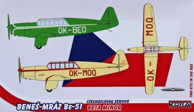 Kora Model 72165 Benes-Mraz Be-51 - civil (2 resin kits) 1/72