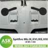 Art Scale 200-F48007 Supermarine Spitfire Mk.IX, XVI; IXE, VIII Foam flexible wheel bays mask 1/48
