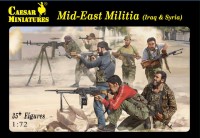 Caesar Miniatures H101 Middle Eastern Militia (Iraq & Syria) (the 2 offensive figures have been removed from the sets and are NOT included) 1/72