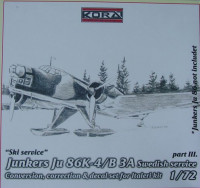 Kora Model C7229 Ju 86K-4/B3A Swedish - Conv.set (Part III.) 1/72