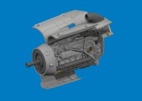 Eduard 672400 BRASSIN Bf 109G-10 Mtt Regensburg engine 1/72