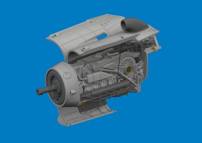 Eduard 672400 BRASSIN Bf 109G-10 Mtt Regensburg engine 1/72