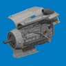 Eduard 672400 BRASSIN Bf 109G-10 Mtt Regensburg engine 1/72