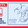 Brengun BRL72171 DH.98 Mosquito two stage merlin (resin set) 1/72