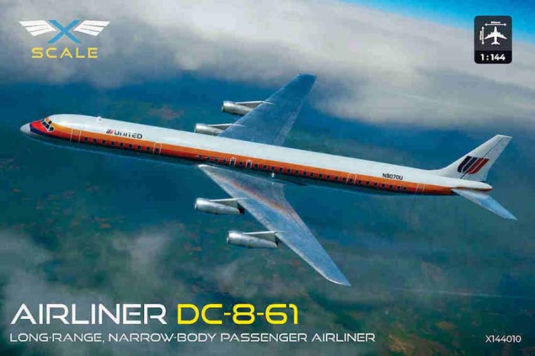 X-Scale X144010 Douglas DC-8-61 United  1/144