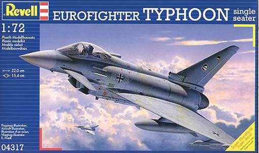 Revell 04317 Самолёт Eurofigter typhoon 1/72