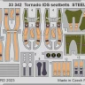 Eduard 33388 Tornado GR.1 seatbelts STEEL (ITAL) 1/32