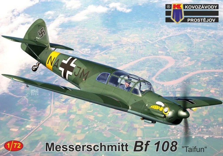 Kovozavody Prostejov 72481 Messerschmitt Bf 108 'Taifun' (4x camo) 1/72