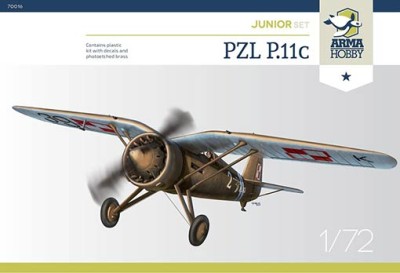 Arma Hobby 70016 PZL P.11c Junior Set (1x camo) 1/72