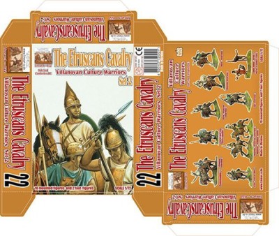 Linear-A LA022 The Etruscans "Villanovan Culture Warriors" 9Th-5Nd.Centuries Bc Set 1 1/72