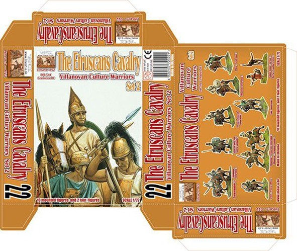 Linear-A LA022 The Etruscans "Villanovan Culture Warriors" 9Th-5Nd.Centuries Bc Set 1 1/72