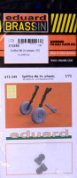 Eduard 672249 BRASSIN 1/72 Spitfire Mk.Vc wheels (AIRF)