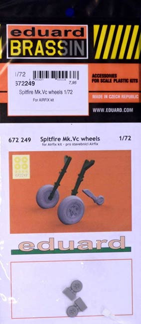 Eduard 672249 BRASSIN 1/72 Spitfire Mk.Vc wheels (AIRF)