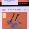 Eduard 672249 BRASSIN 1/72 Spitfire Mk.Vc wheels (AIRF)