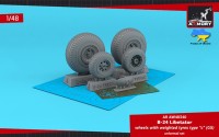 Armory ARAW48340 Consolidated B-24D/B-24J Liberator wheels with weighted tyres type "c" 1/48