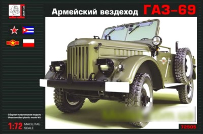 Грань G72505 Советский вездеход ГАЗ-69 1/72