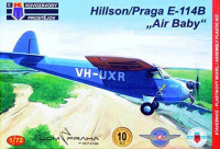 Kovozavody Prostejov 72094 Hilson/Praga E-114B 'Air Baby' (3x camo) 1/72