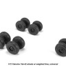 Armory ARAW72061 Yakovlev Yak-42D wheels with weighted tires/tyres, 1/72
