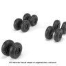 Armory ARAW72061 Yakovlev Yak-42D wheels with weighted tires/tyres, 1/72