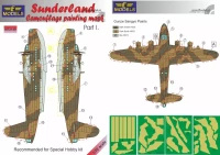 Lf Model M72149 Mask Sunderland Camouflage painting Pt.I 1/72