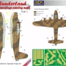 Lf Model M72149 Mask Sunderland Camouflage painting Pt.I 1/72