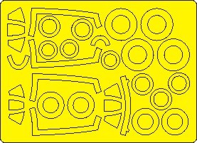 New Ware NWA-M1067 Mask F-86F Sabre ADVANCED (FUJI,ITAL) 1/72