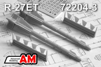 Advanced Modeling AMC 72204-3 Р-27ЭТ Авиационная управляемая ракета 1/72