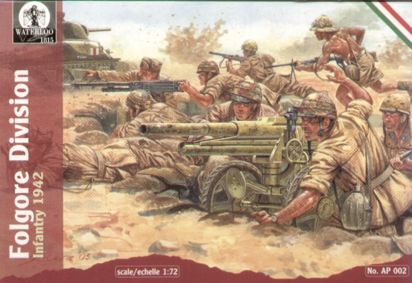 Waterloo 1815 WLAP002 Folgore Division Infantry 1942 1/72