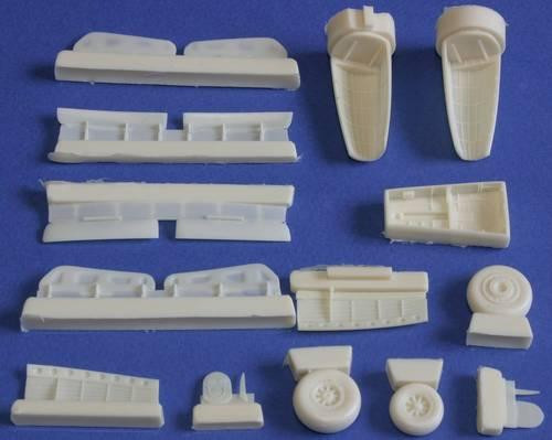 CMK 7137 B-26K Invader - undecarriage set for Italeri kit 1/72