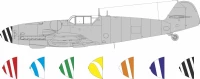 Eduard LX012 Mask Bf 109G-5/6 spinner spirals (AIRF) 1/24
