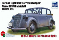 Bronco CB35047 German light staff Car “Stabswagen” model 1937(Cabriolet) 1/35
