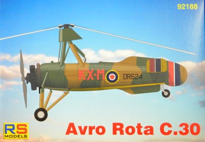 RS Model 92188 Avro Rota C.30 (RAF,CZ,Norway,Yugoslavia) 1/72