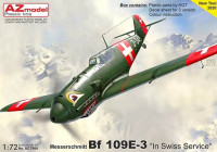 Az Model 76064 Bf 109E-3 'Swiss Service' (3x camo) 1/72