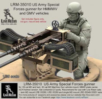 LiveResin LRM35010 Стрелок пулеметчик Сил Специальных Операций США 1/35